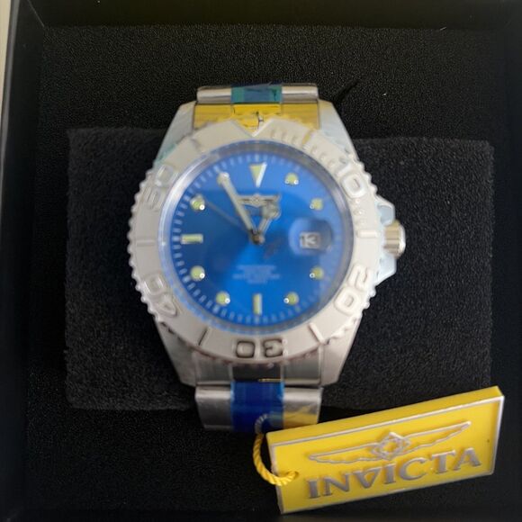Invicta Pro Diver Men 43mm Stainless Steel Blue Dial Quartz Watch 29945 main image 5
